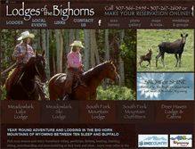 Tablet Screenshot of lodgesofthebighorns.com